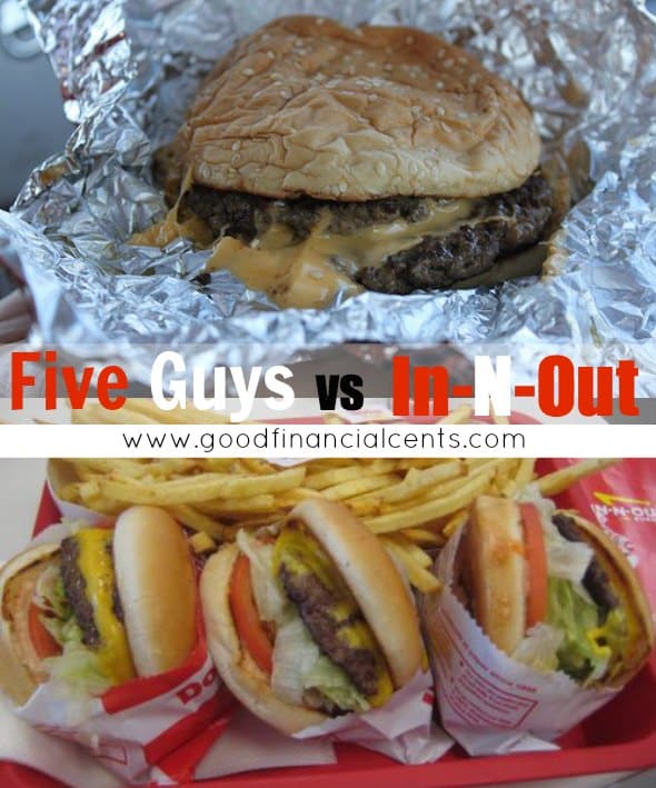 Five Guys Vs In N Out For The Best Fast Food Burger Ever