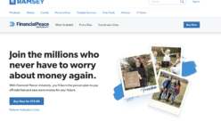 screenshot from Dave Ramsey's FPU website