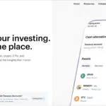 screenshot of public online investing app website